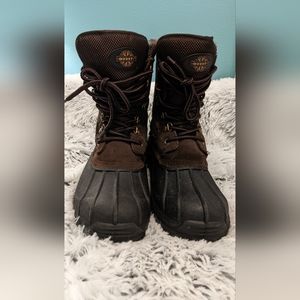 Quest boots. Size 7 youth. Dark brown/black.